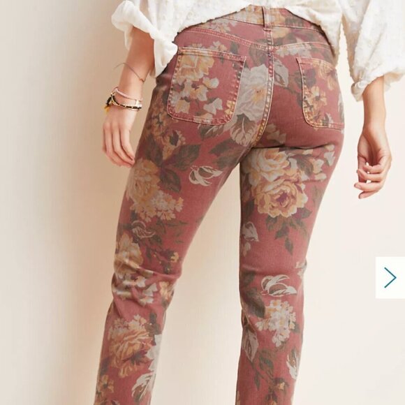 Anthropologie Pilcro Ultra High-Rise Slim Straight Jeans - Picture 2 of 8